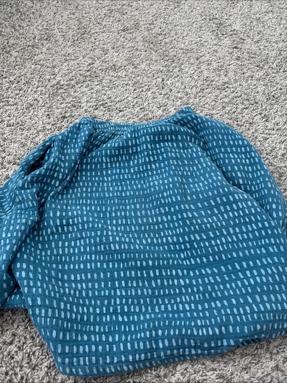 Alice + Ames blue patterned skirt
